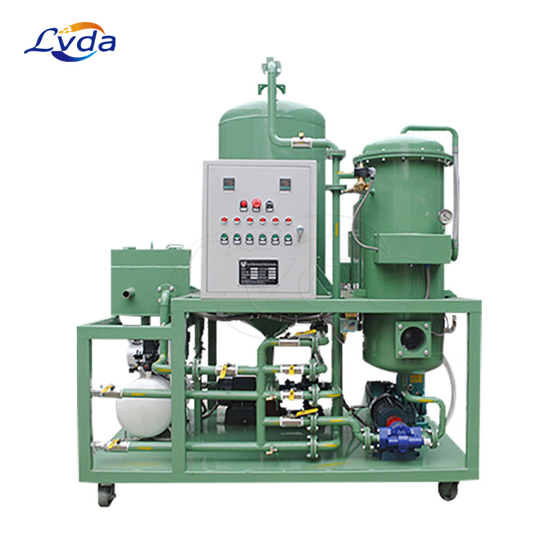 Vacuum oil filtration and decolorization machine
