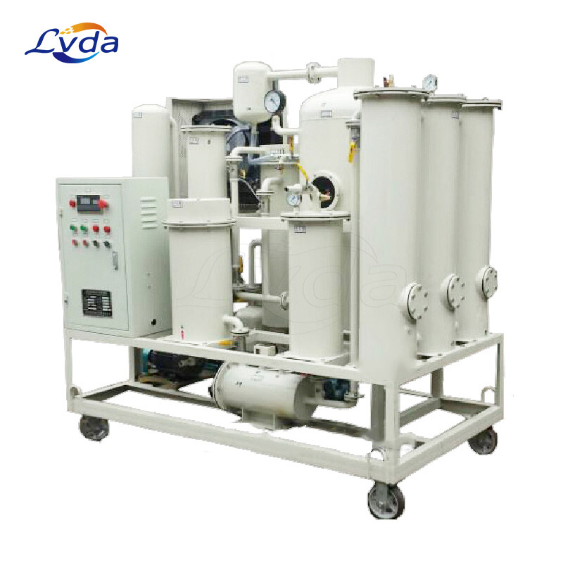 Lube oil decolorization regeneration purifier