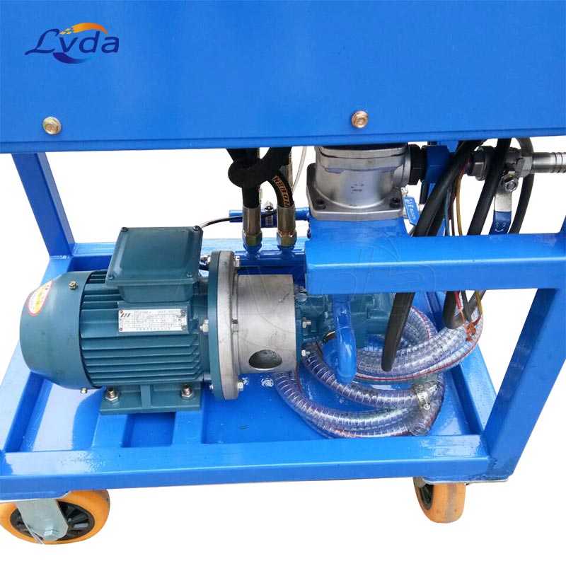 High precision portable oil filter machine, used industrial oil purifier