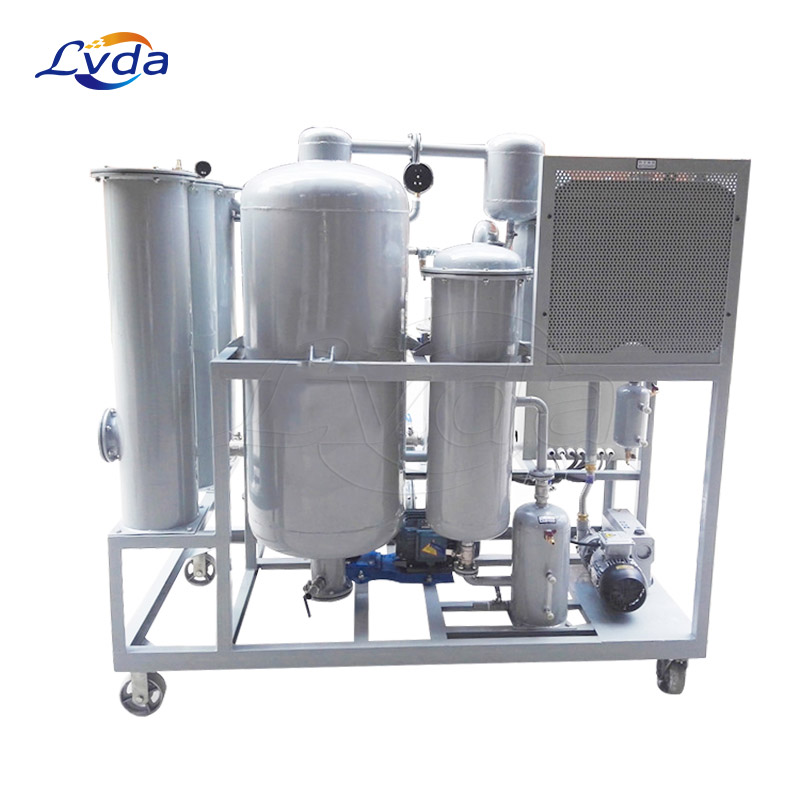 Internal combustion engine oil waste oil regeneration treatment equipment