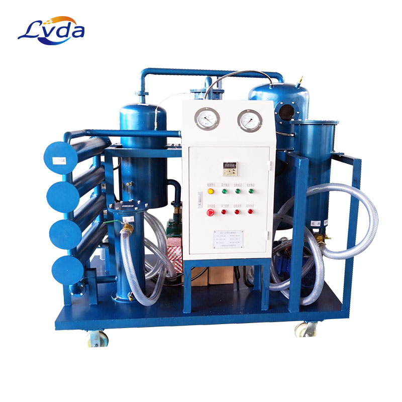 High viscosity mobile transformer oil purifier from portable oil filtration