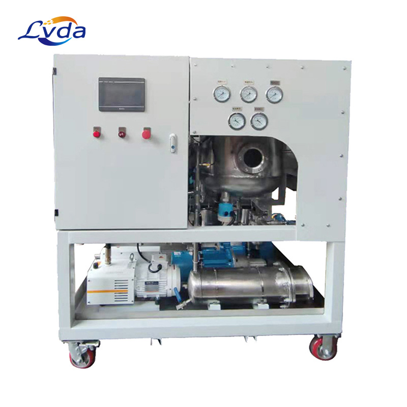 High-viscosity vacuum oil purifier