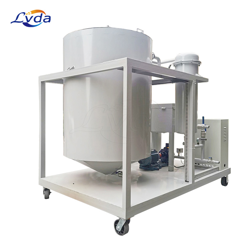 Oil decolorization lube oil filter machine with roots vacuum pump