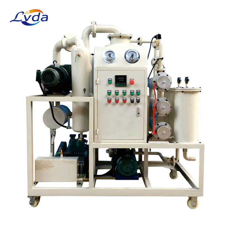 High viscosity vacuum oil filter purifier regeneration filtration machine