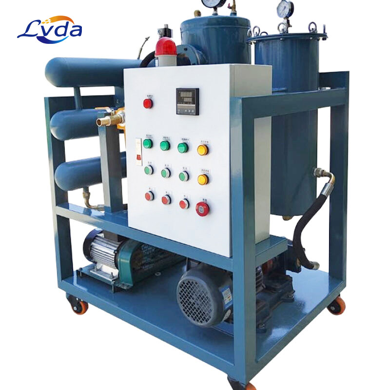 Vacuum oil filtration and decolorization machine