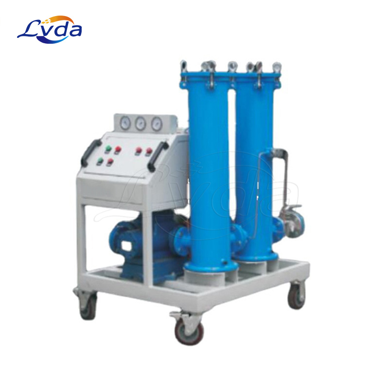 High viscosity vacuum oil filter for lubricating oil