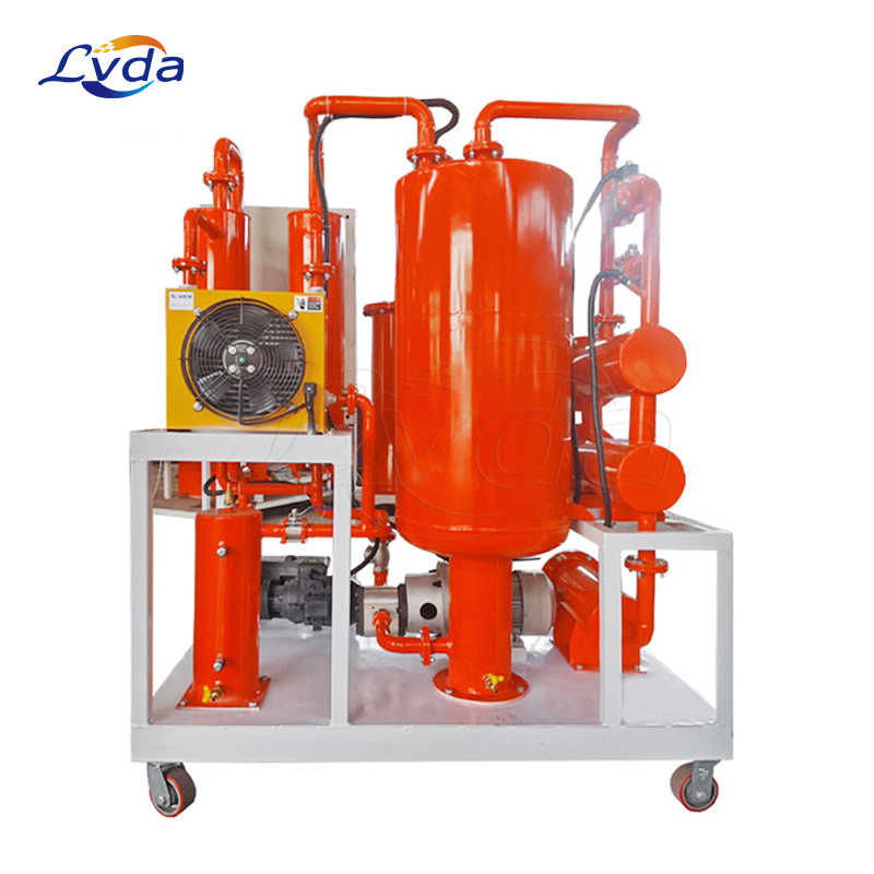 High viscosity lubricating oil purifier vacuum recycling machine oil equipment