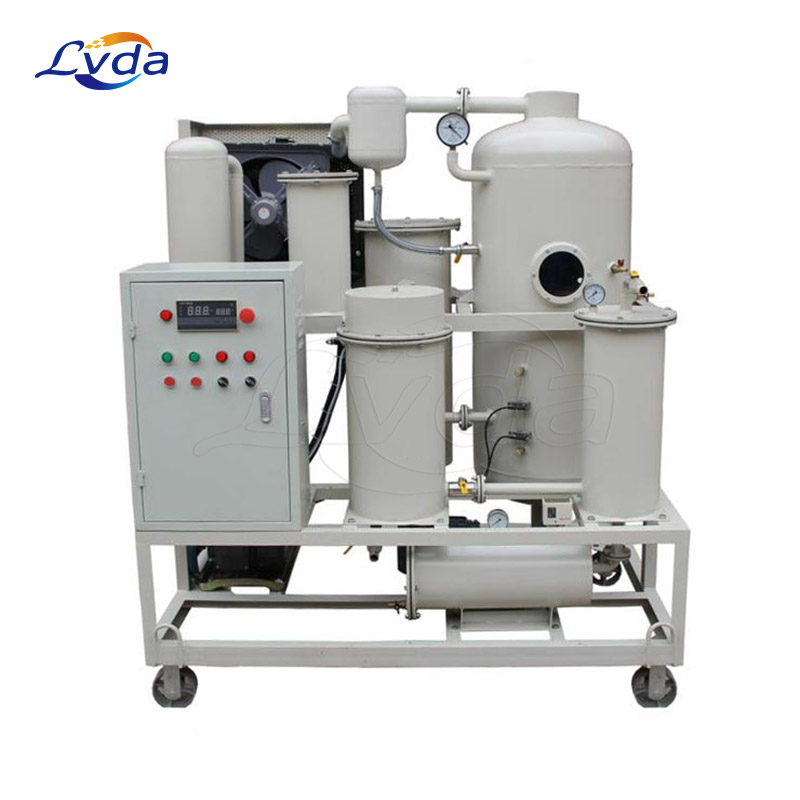 High viscosity vacuum oil filter purifier regeneration filtration machine
