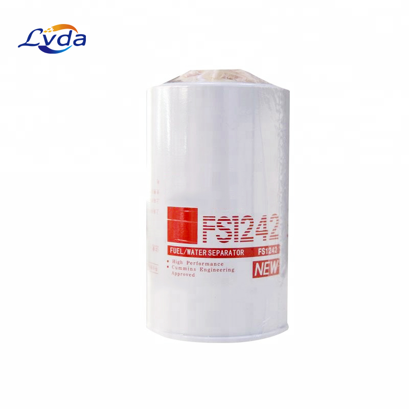 Fuel filter, Fuel/Water Separator Spin-on with Drain (FLEETGUARD FS1242) Replacement