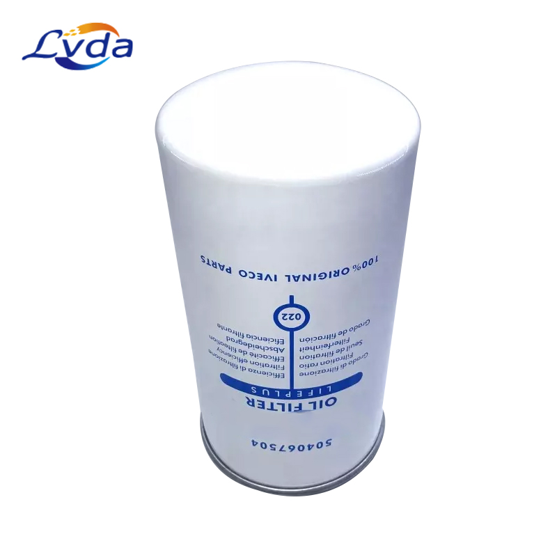 Replacement for Truck diesel engine oil filter 504067504（ 1 1/4-11  125*227，Oiled paper）