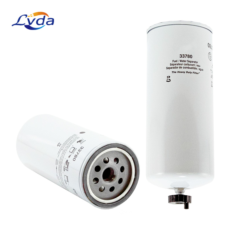 Replacement Filter Element For WIX 33780 Fuel Filter with a drain plug