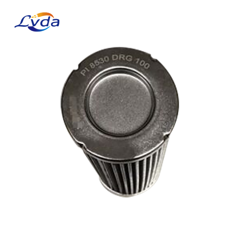 Replacement Hydraulic filter PI 8530 DRG 100，83.5X255mm Stainless Steel Wedge Wire Filter Element Pi8530drg100 Mahler 