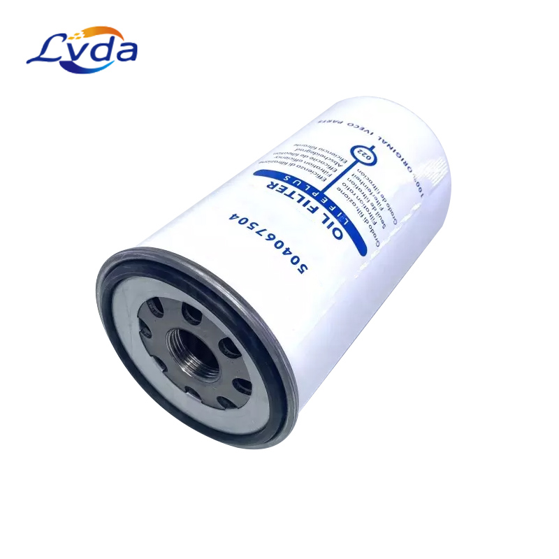 Replacement for Truck diesel engine oil filter 504067504（ 1 1/4-11  125*227，Oiled paper）