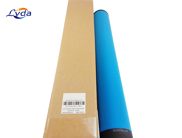Replacement of SULLAIR filter element 02250195-193