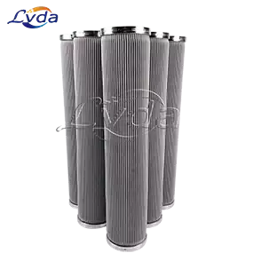 Metal mesh folding wave filter element