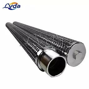 Stainless steel melt filter element