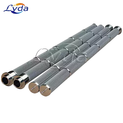 Stainless steel sintered felt filter element
