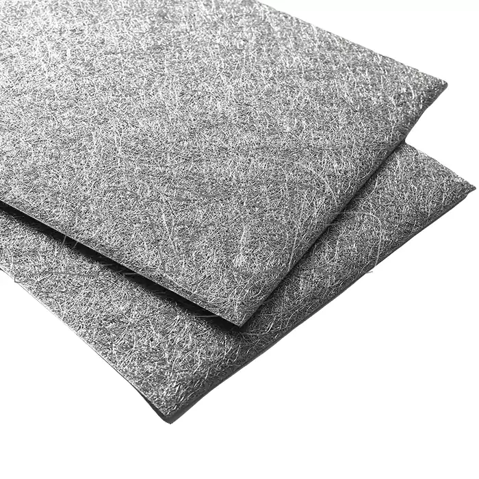 The titanium fiber felt widely used in Hydrogen fuel cell diffusion mdeia