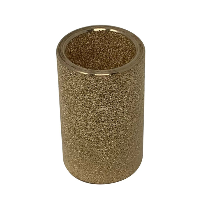 Copper powder filter cartridge
