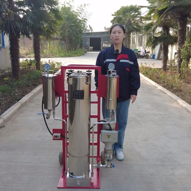 Lvda acid removing oil purifier