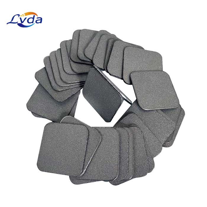 PEM gas diffusion layer sintered titanium plate