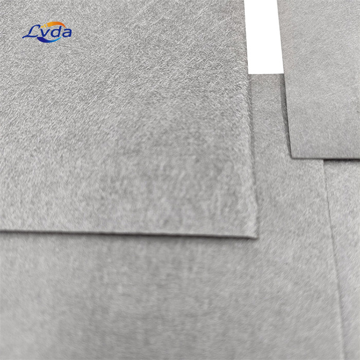 50%-80% Porosity Pure Titanium Electrode Porous Fiber Felts For PEM Fuel Cell