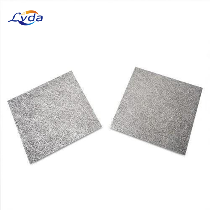 Good Corrosion Resistance Sintered Titanium Fiber Felt Filter Material For Filtration Of Corrosive Fluids