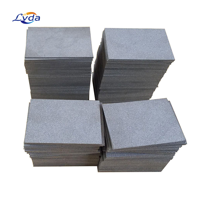 High Porosity And High Permeability Platinum Plated Titanium Fiber Felt Used In Electrolyzer Stacks As The Flow Field Or Diffuser Material