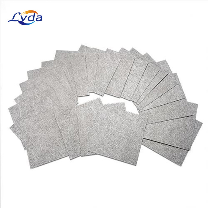 Customizable Thickness Size Porosity Titanium Sintered Fiber Felt For Fuel Cell Research