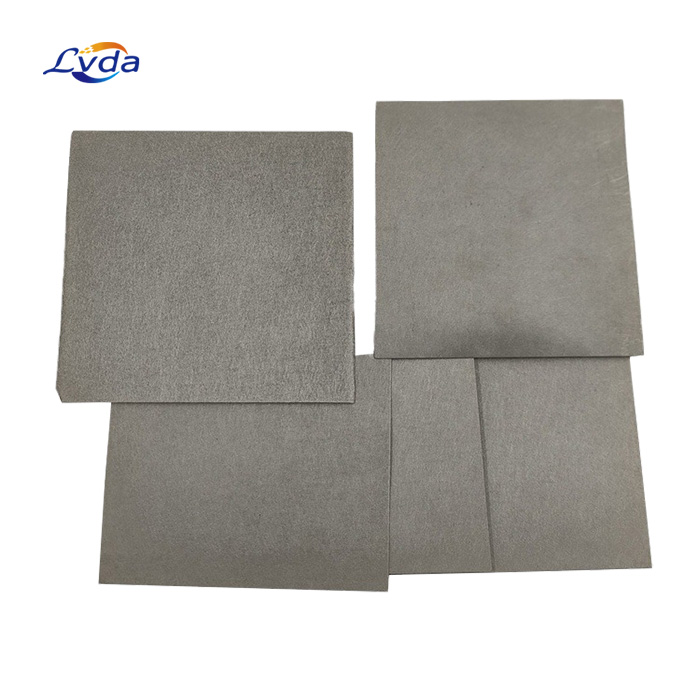 Heat Resistant Titanium Sintered Fiber Felt For Filtration In Electrolyzer