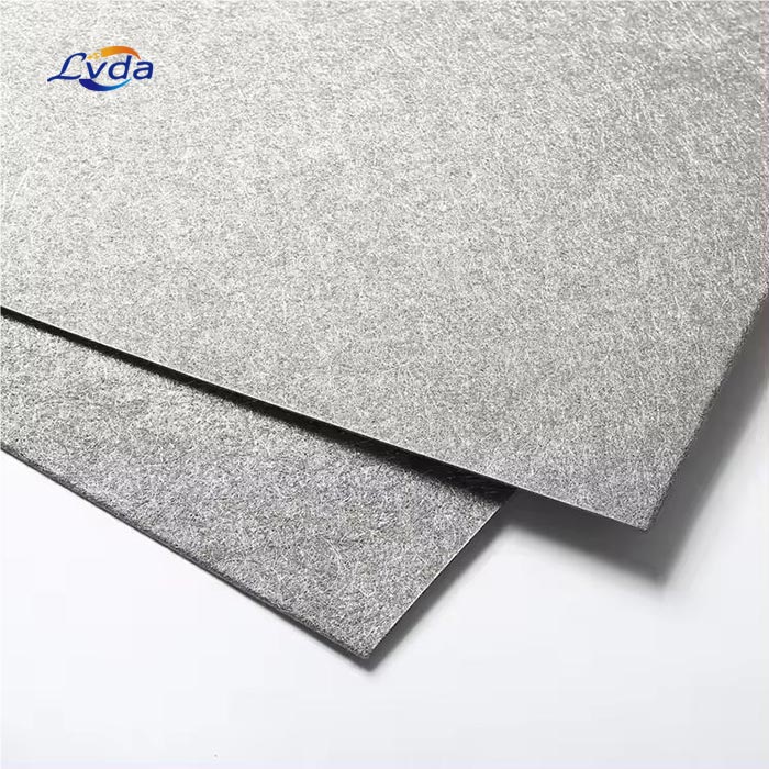 Pure Titanium 60-70% Porosity Sintered Titanium Fiber Felt For Electrolyzer Diffuser