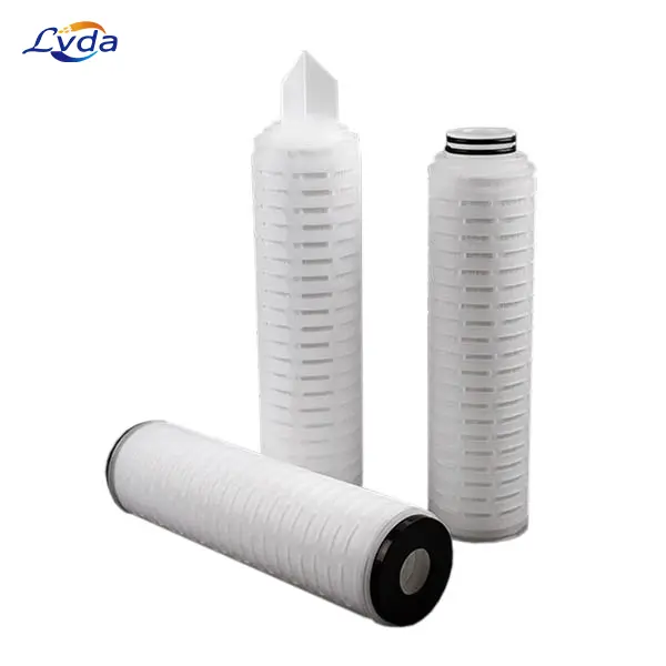 PTFE Pleated Filter Cartridge for Battery‑Grade Brine Purification